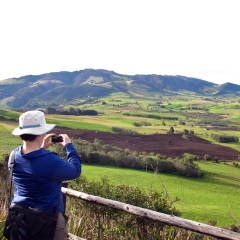 Farmlands just outside Bogotá