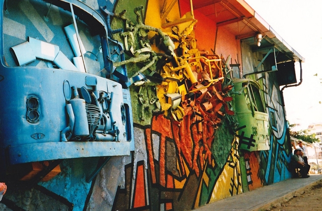 Bus station, Colombia