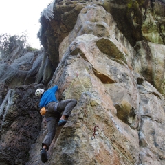 En una ruta deportiva 5.10