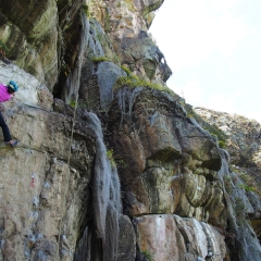 The view is as good as the climbing