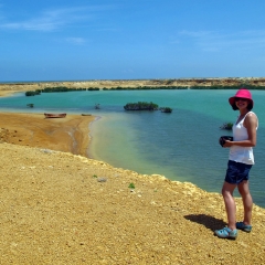 En la meseta con vistas a Bahía Hondita