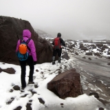 Climbing Santa Isabel Volcano